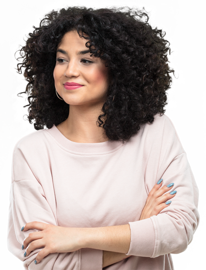 Mulher sorridente